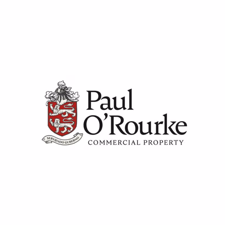 Paul O'Rourke commercial property corporate logo on white background