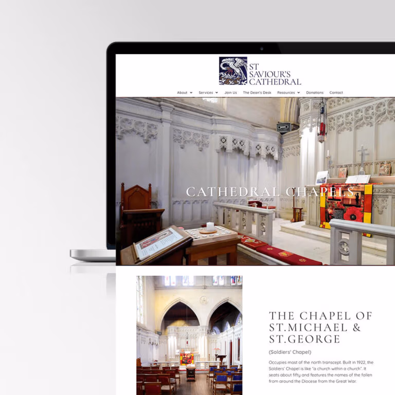 Interior of St Saviour's Cathedral chapel